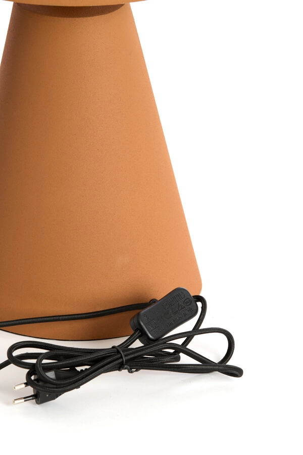 Design tafellamp Surrina oranje Ø 26cm Light & Living 8717807743543