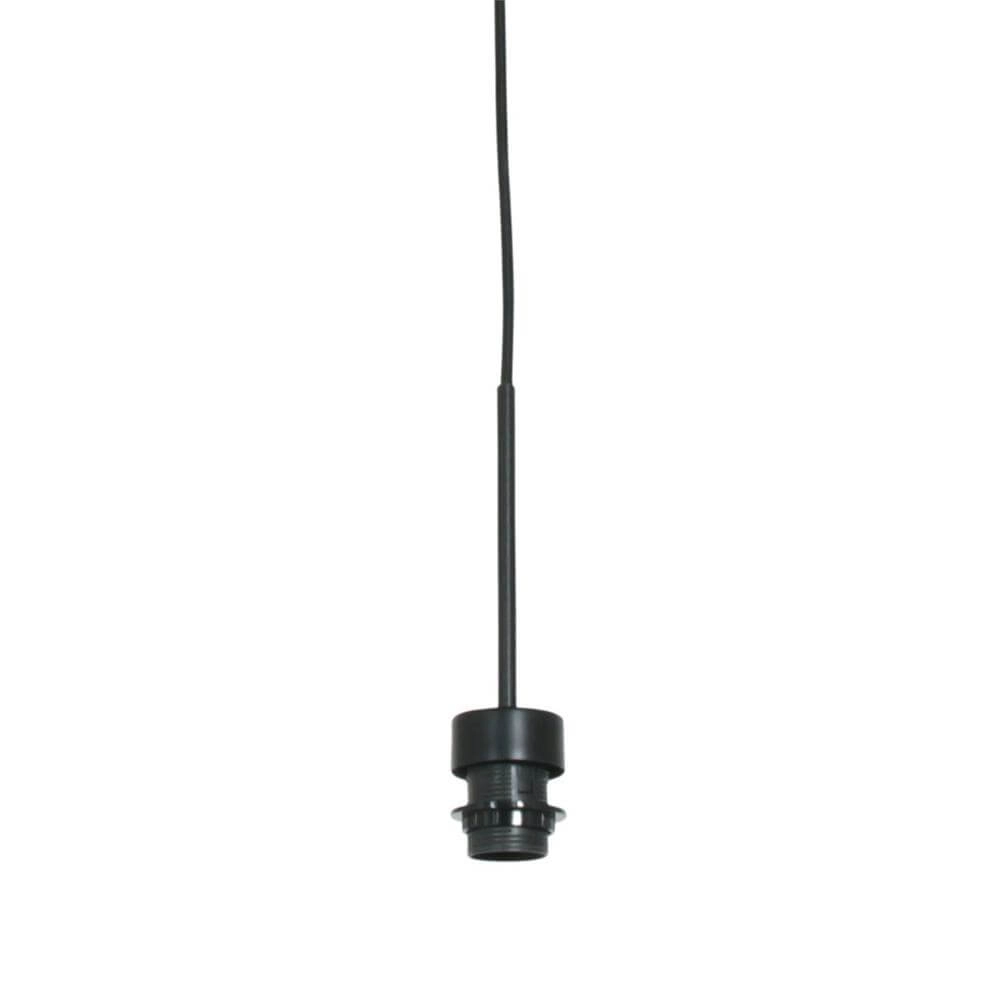 Hanglamp Sparkled Light zwart met strokleurige kap Ø 50cm Steinhauer 8712746172539