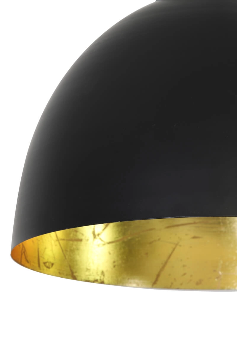Landelijke hanglamp Kylie zwart Ø 45cm Light & Living 8717807059477