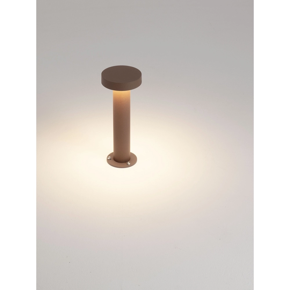 Desing tuinlamp Gong roestbruin 30cm - 3000K Lyora 5212017496218