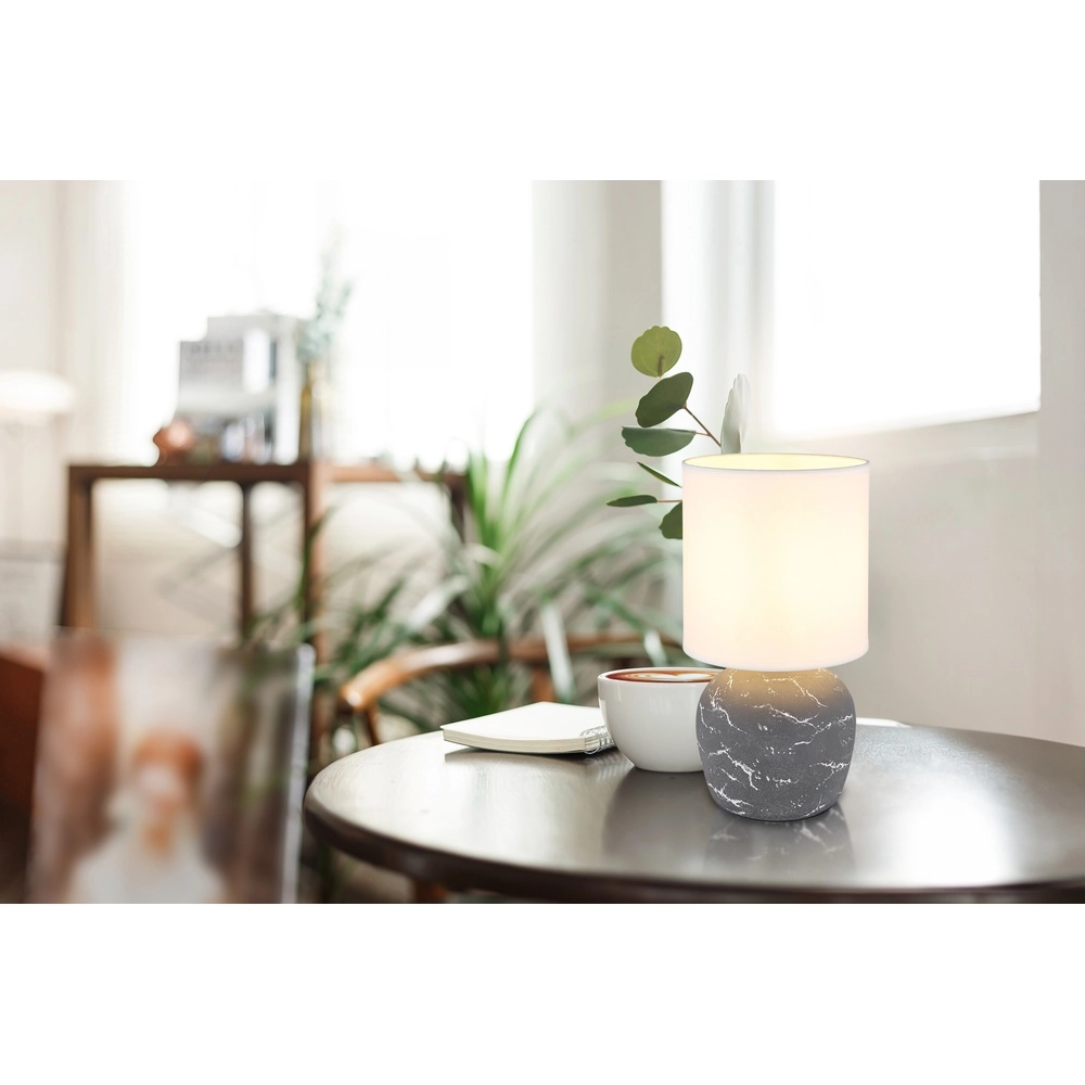 Design schemerlamp Marble grijs Globo 9007371506064