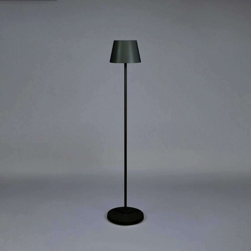 Oplaadbare vloerlamp Pomezia Medium zwart