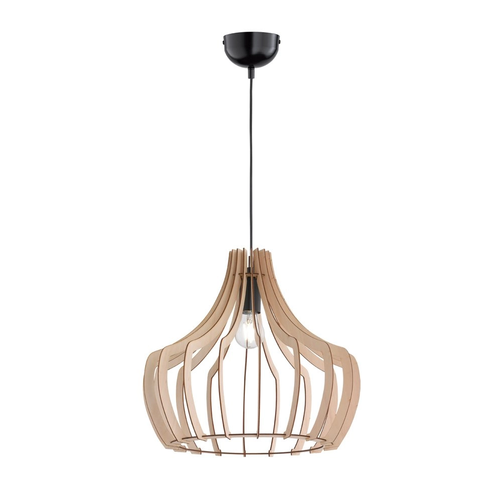 Hanglamp Wood Hout Trio 4017807301915