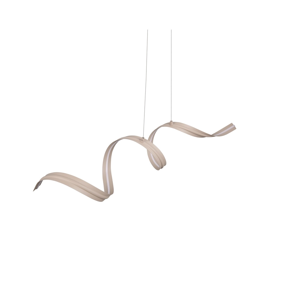 Moderne hanglamp Tivor zand bruin Trio 4017807706314