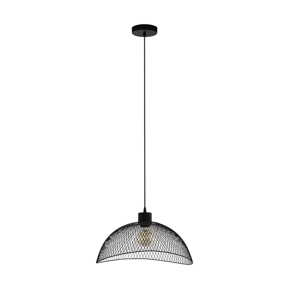 Hanglamp Pompeya 45cm zwart