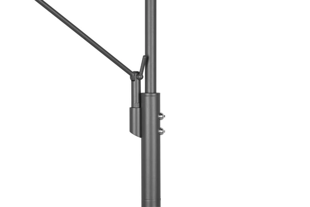 Grote led leeslamp Franklin Antraciet Trio 4017807525311