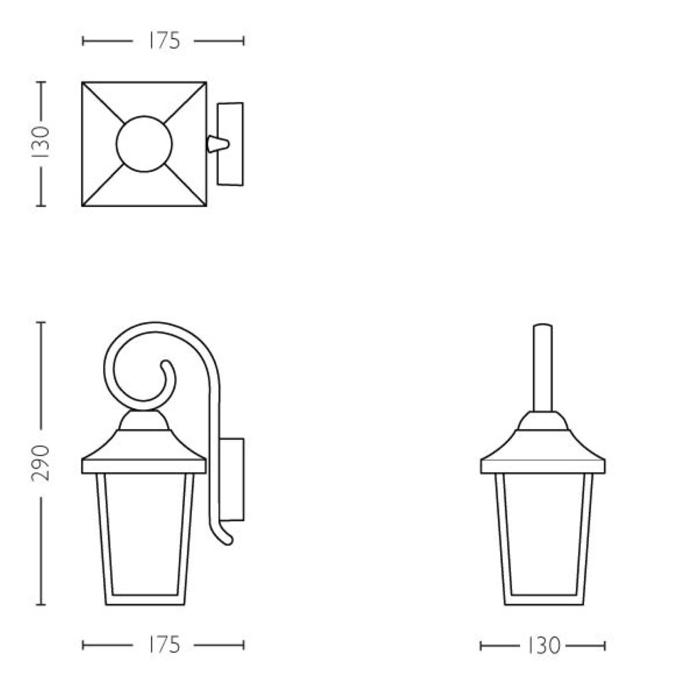 Buitenlamp Buzzard Philips 8718696156797