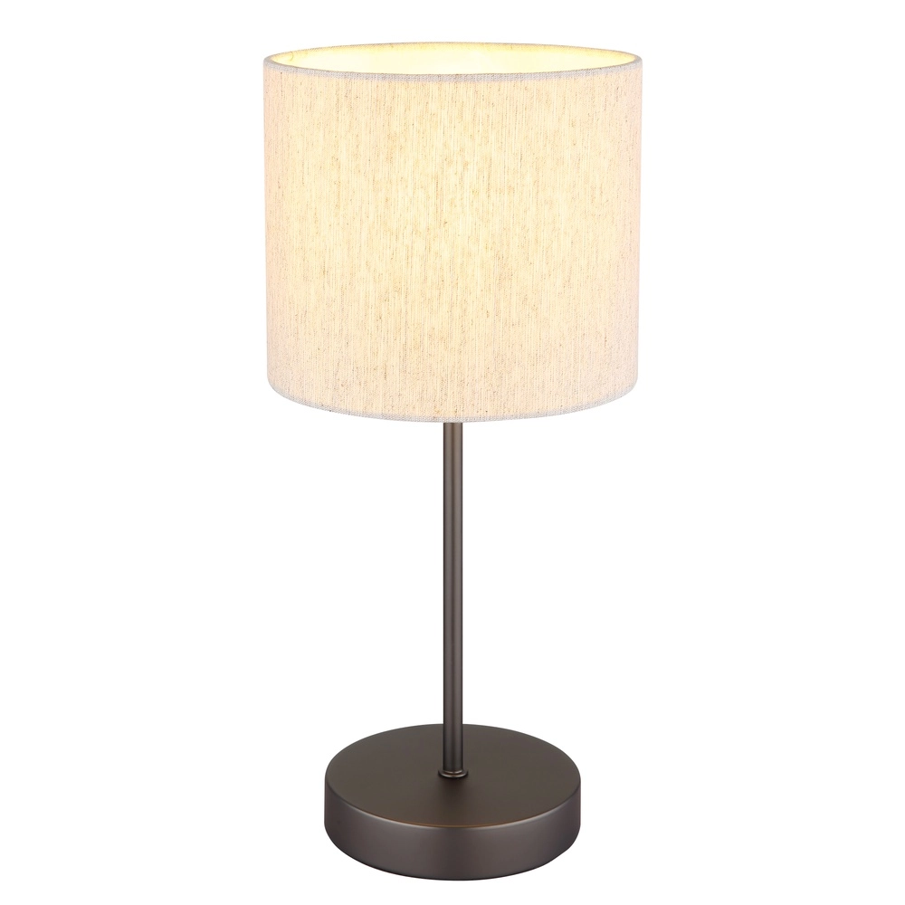 Tafellampje Thea gunmetal