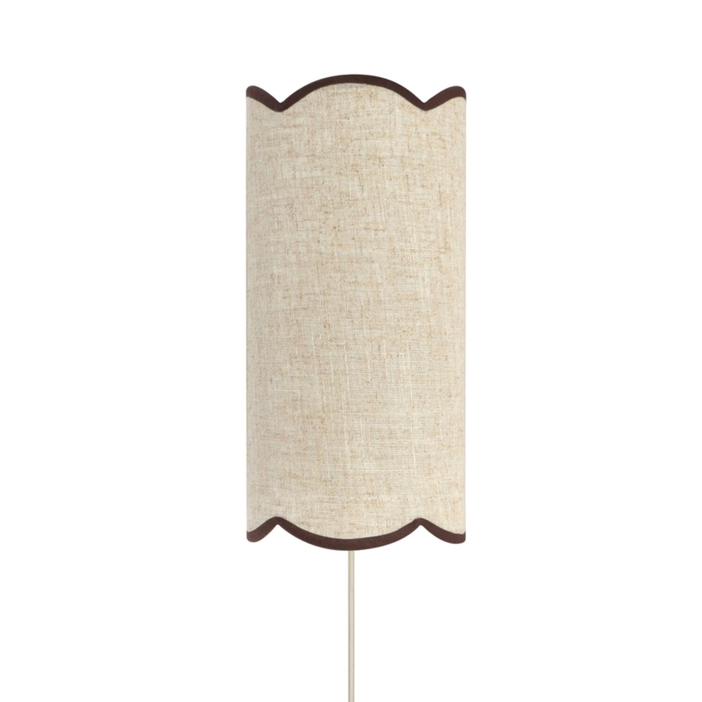 Wandlamp Vyana bruin 30,5cm
