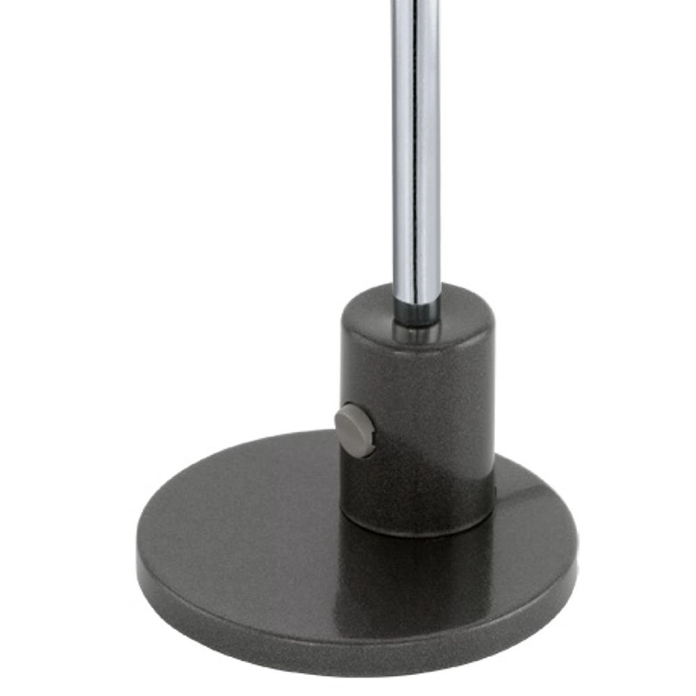 Led tafellamp Fox antraciet met chroom Eglo 9002759928735