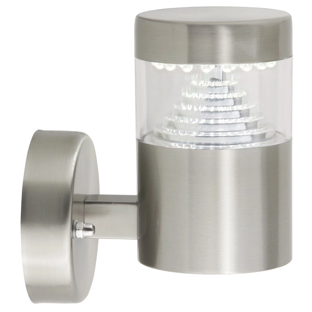 Wandlamp Avon Straight 15cm RVS