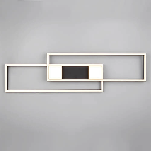 Led plafondlamp 100x28 Albany zwart Trio 4017807610291