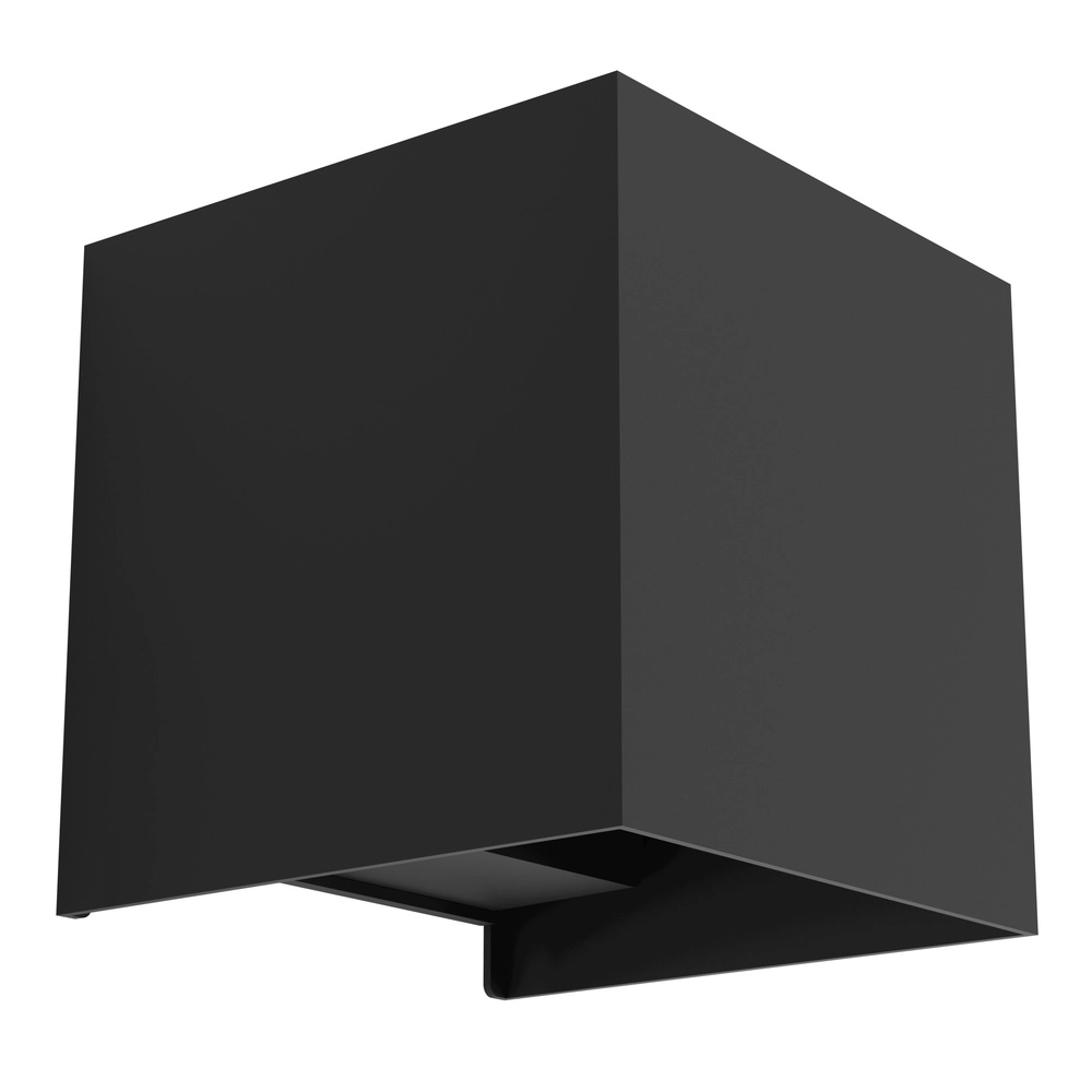 Led wandspot Valmontone up & down - zwart