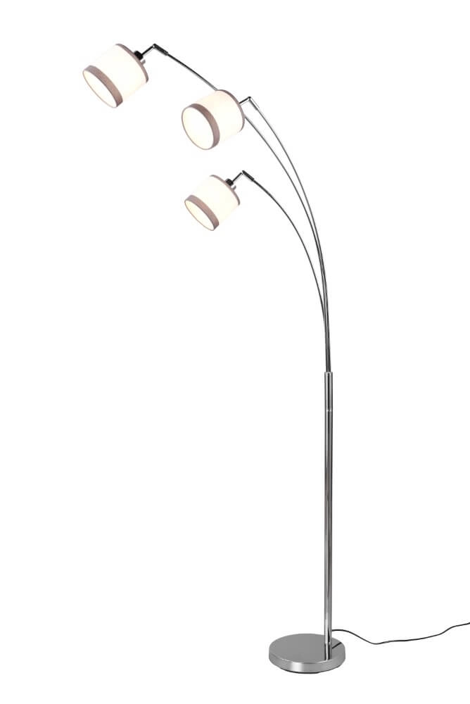 Staande lamp Davos wit 3-lichts Trio 4017807574296