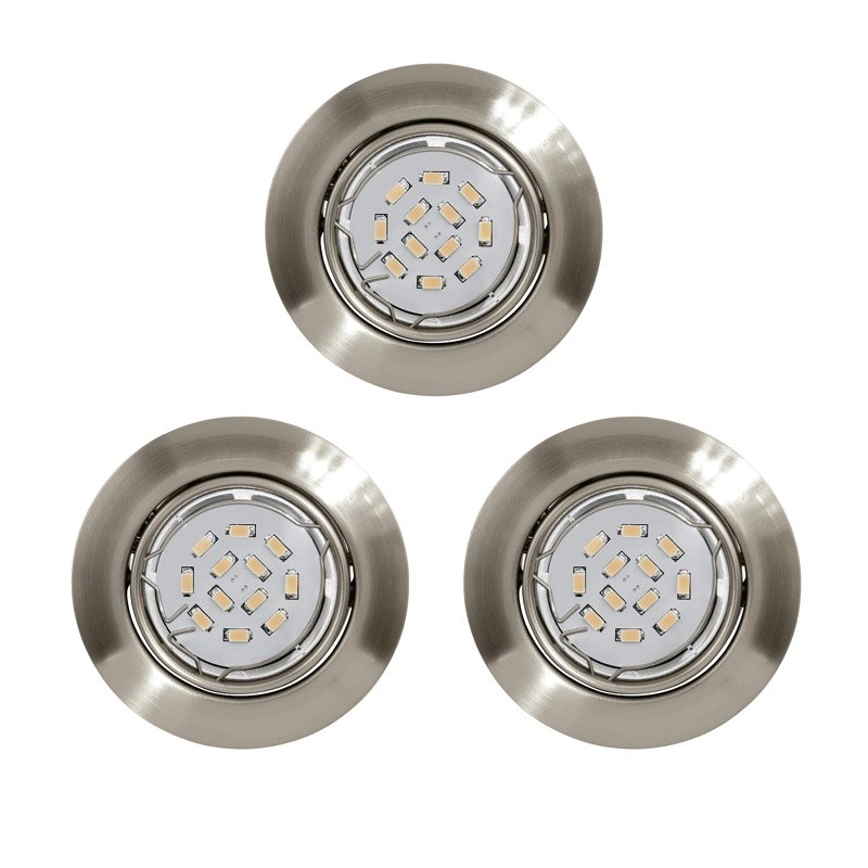 Led plafondspot Peneto Round set van 3