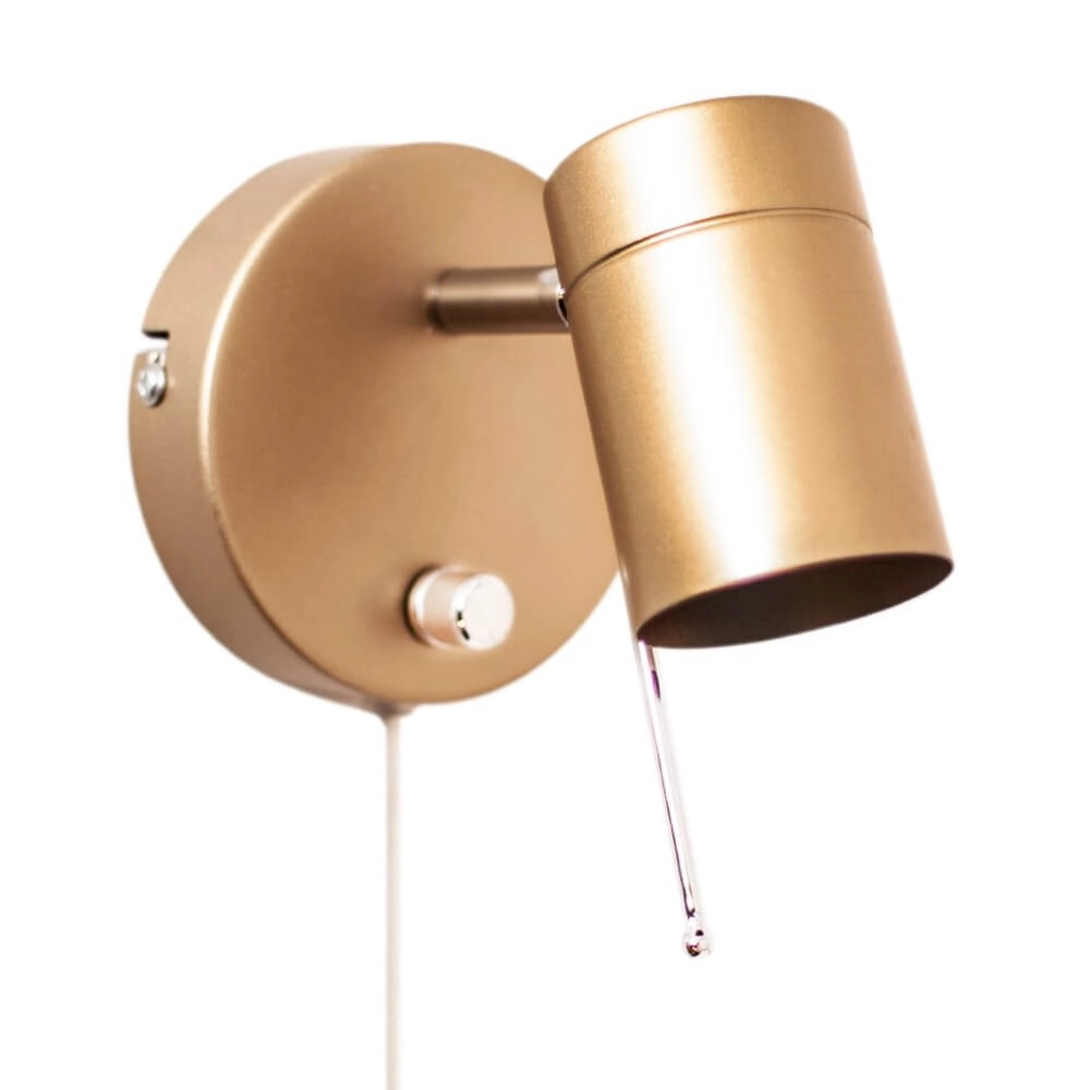 Wandlamp Correct goud
