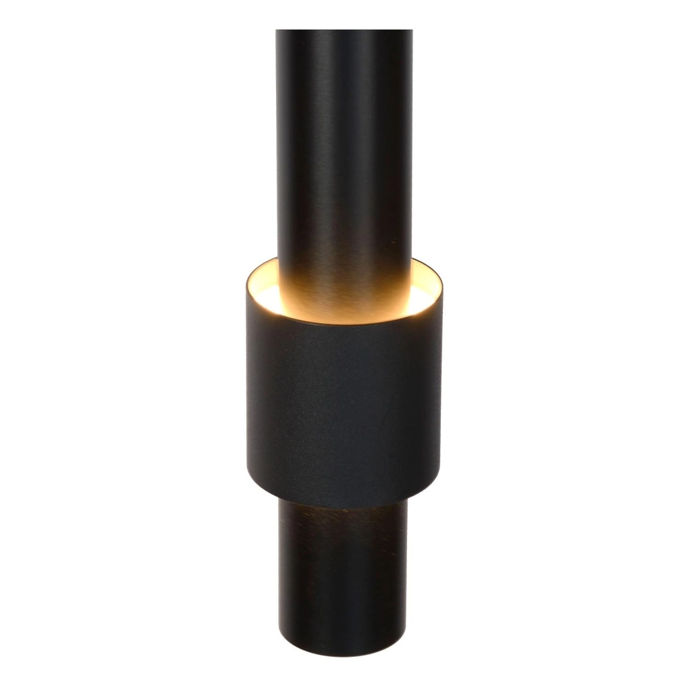 Strakke hanglamp Margary 5-lichts zwart Lucide 5411212241917