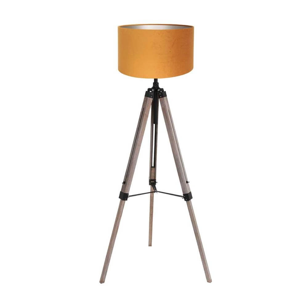 Tripod vloerlamp Triek met gouden kap Steinhauer 8712746176131