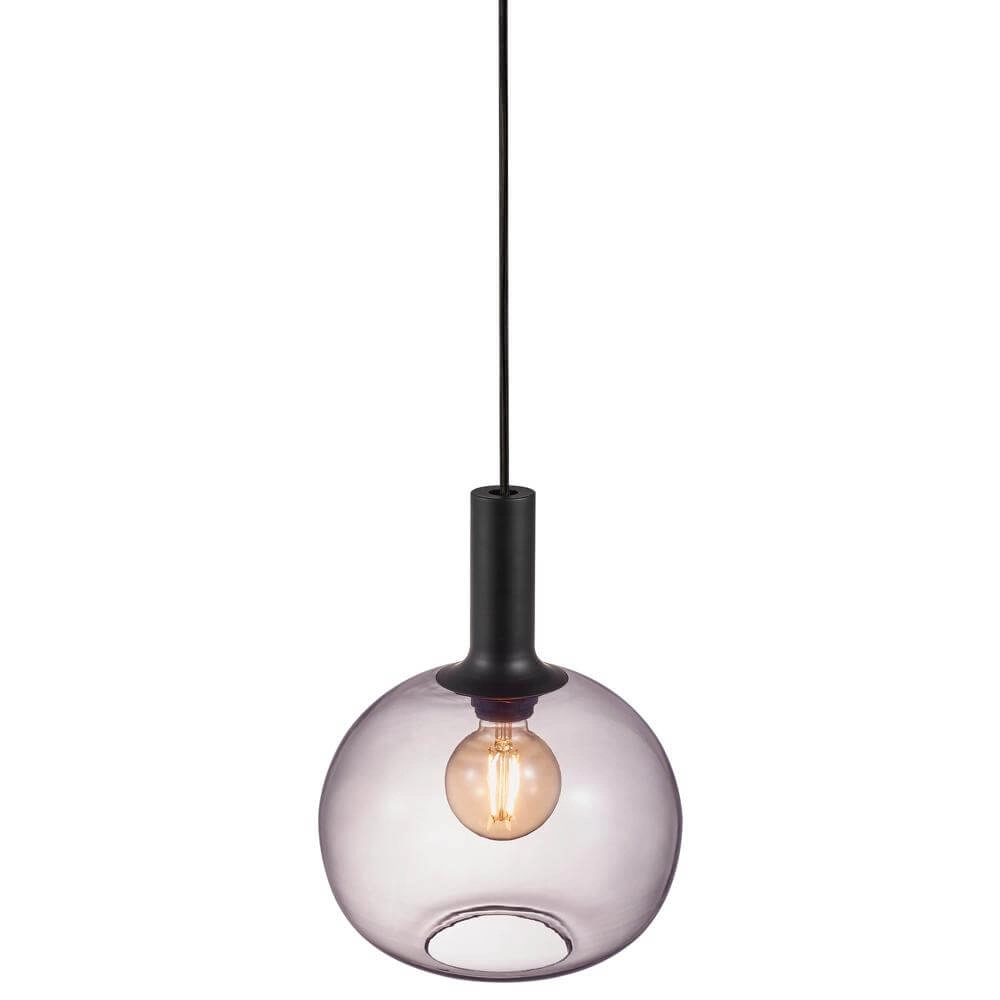 Glazen hanglamp Alton bol Ø 25cm smoke glas Nordlux 5701581452688