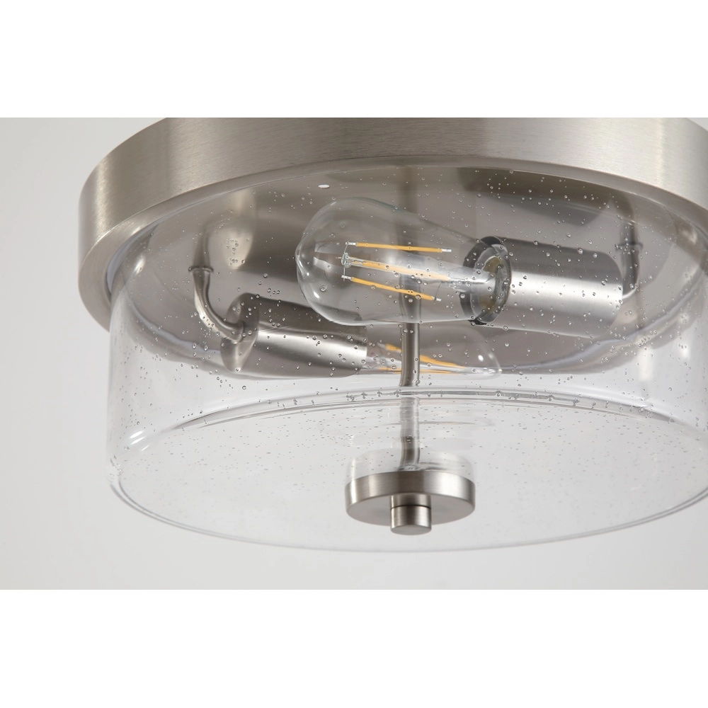 Plafondlamp Preston zilvergrijs Searchlight 5053423309453