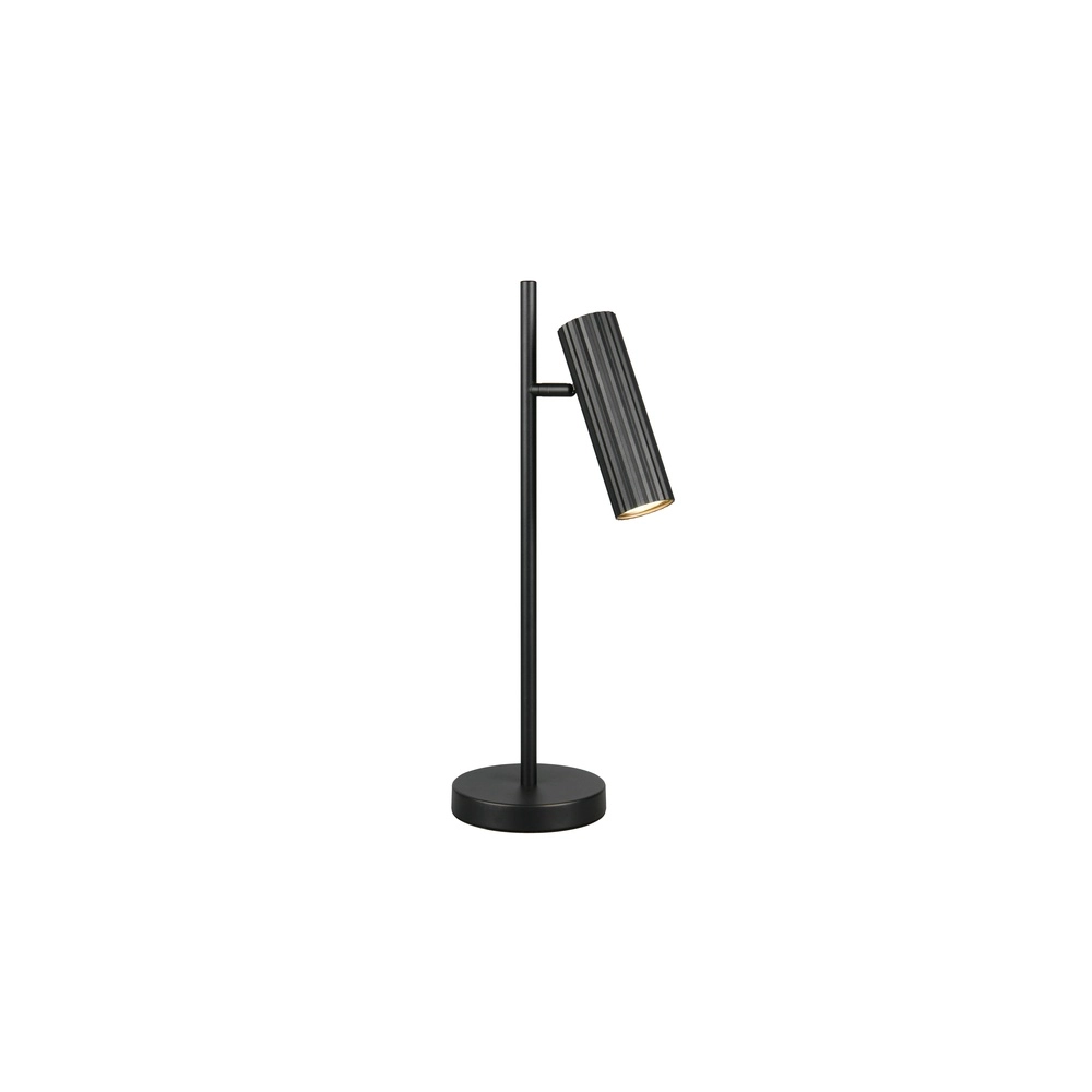 Strakke tafellamp Soka zwart Trio 4017807658712