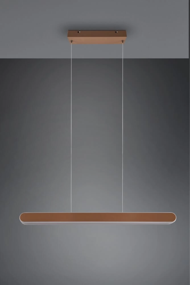 Hanglamp Helios 130cm bruin Trio 4017807577815