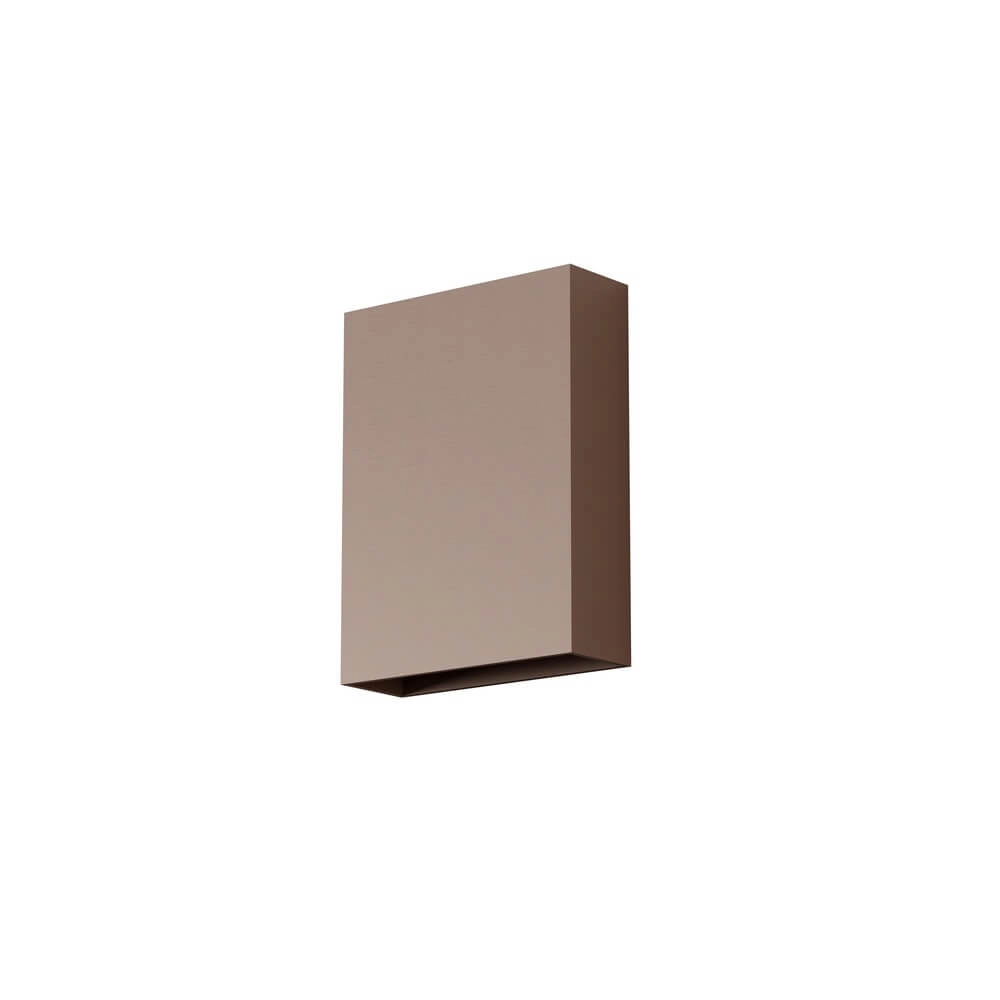 Strakke wandlamp Memphis brons geborsteld
