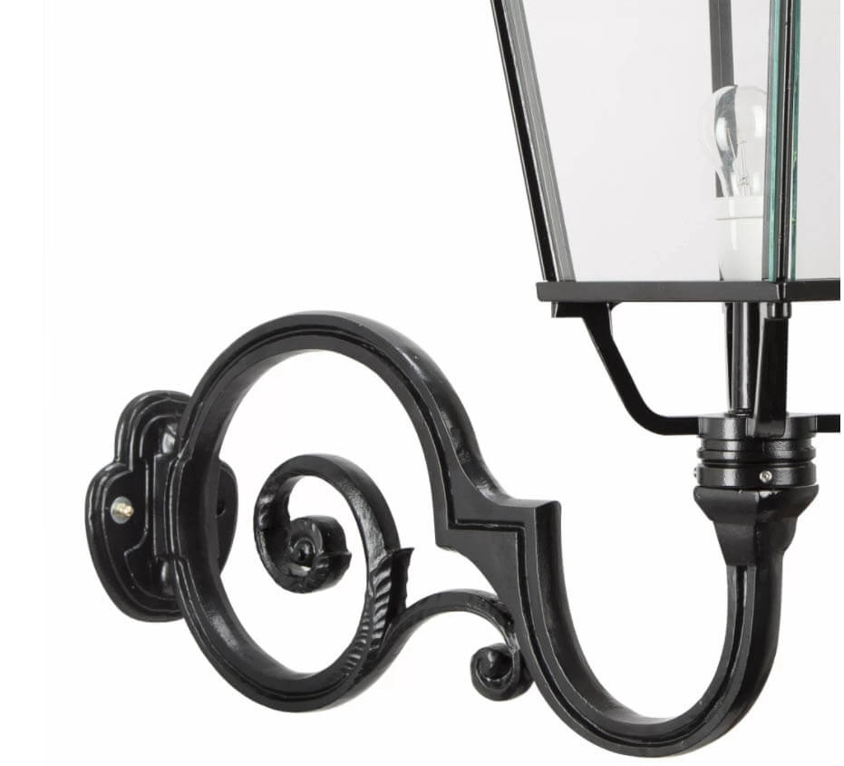 Oudhollandse muurlamp Singel XL zwart KS verlichting 8714732114042