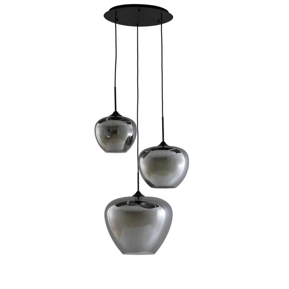 Hanglamp Mayson 3-lichts smoke