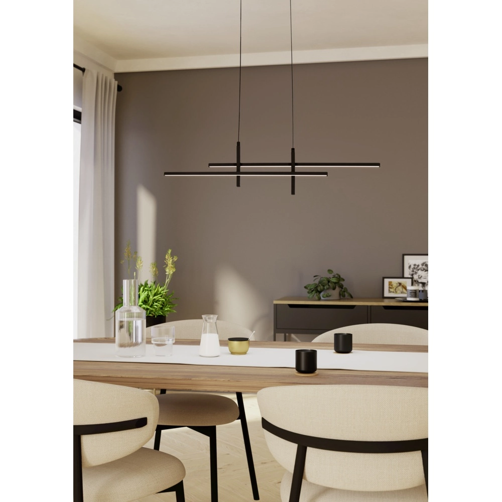 Design hanglamp Trepiliano zwart Eglo 9008606356652