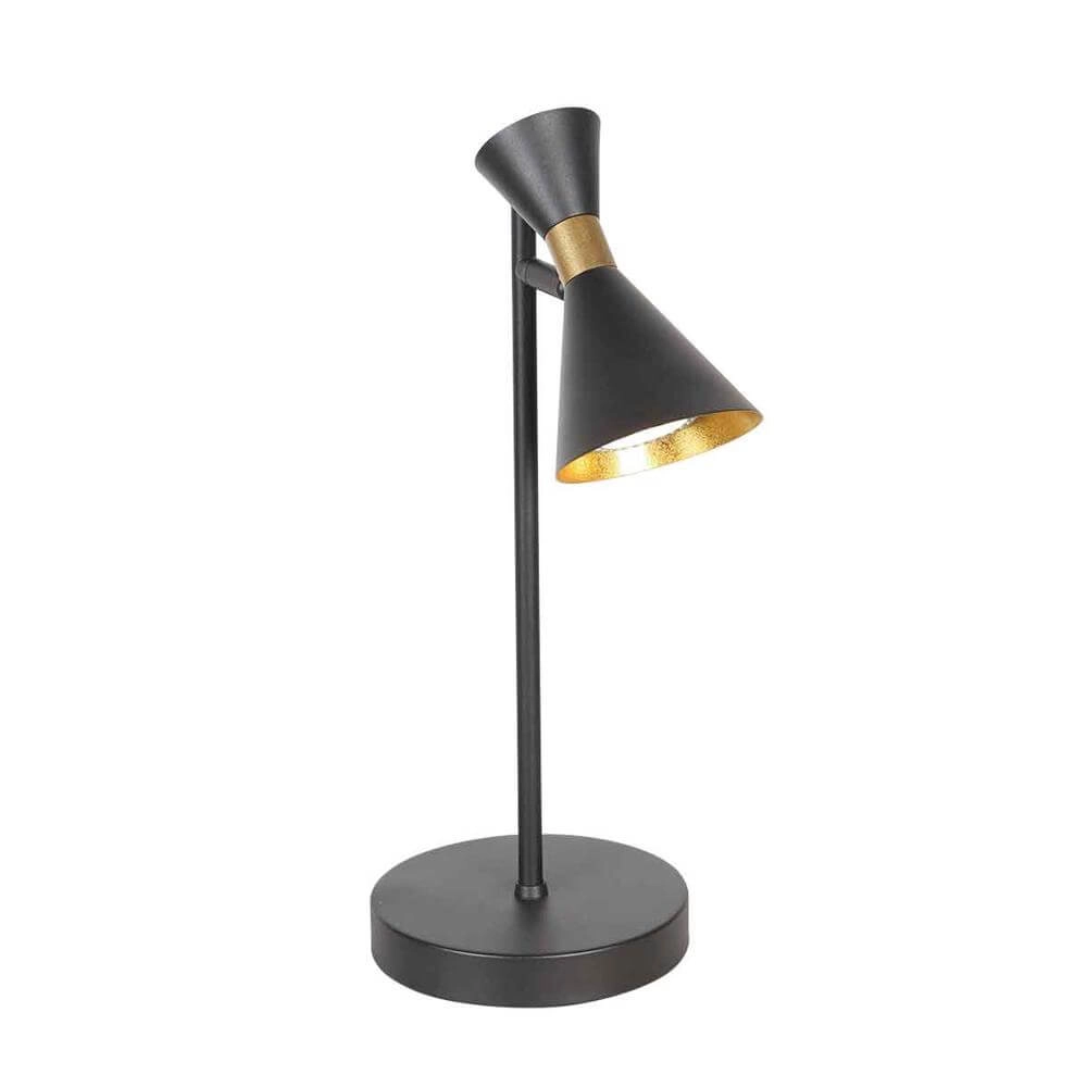 Design tafellamp Preto zwart met goud