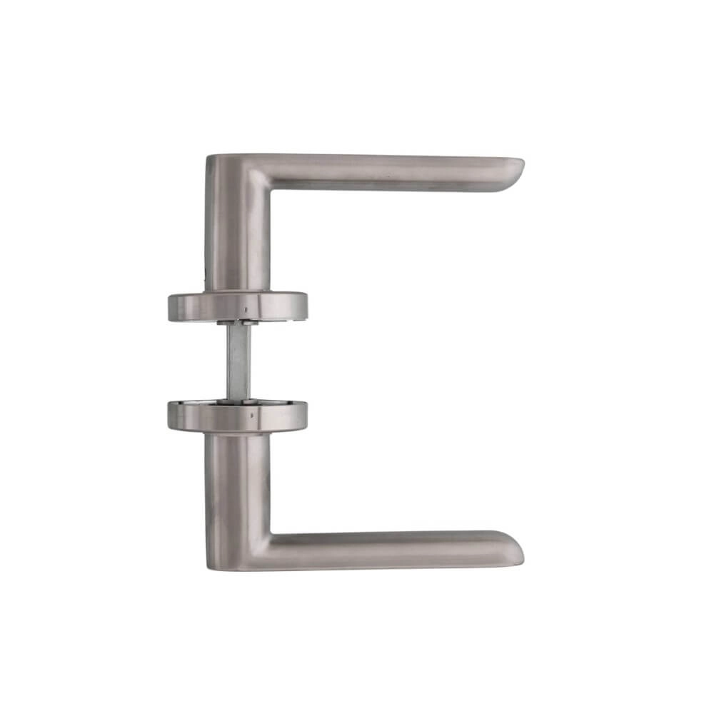 Design deurklink Massief geveerd RVS Intersteel 8714186052181