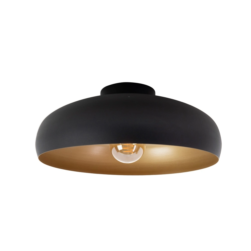 Zwarte plafondlamp Mogano Ø 40cm - 1x E27 Eglo 9002759318499