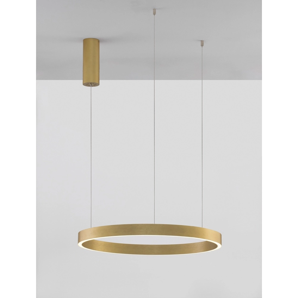 Gouden hanglamp Elowen design Ø 60cm