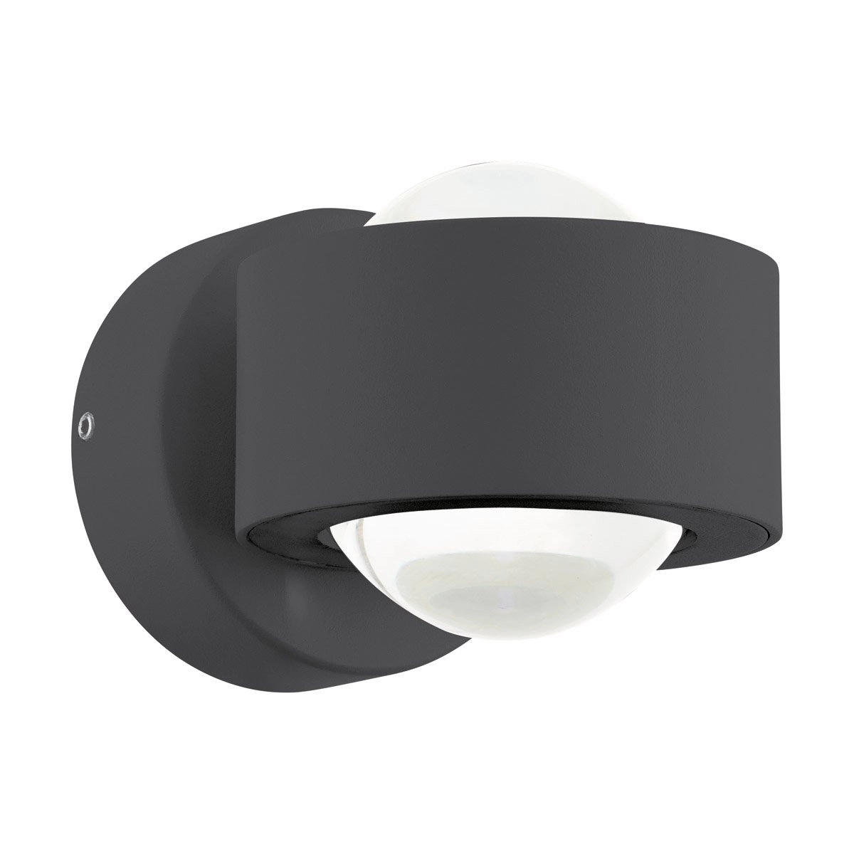 Led wandlamp Ono 2 Up - Down zwart