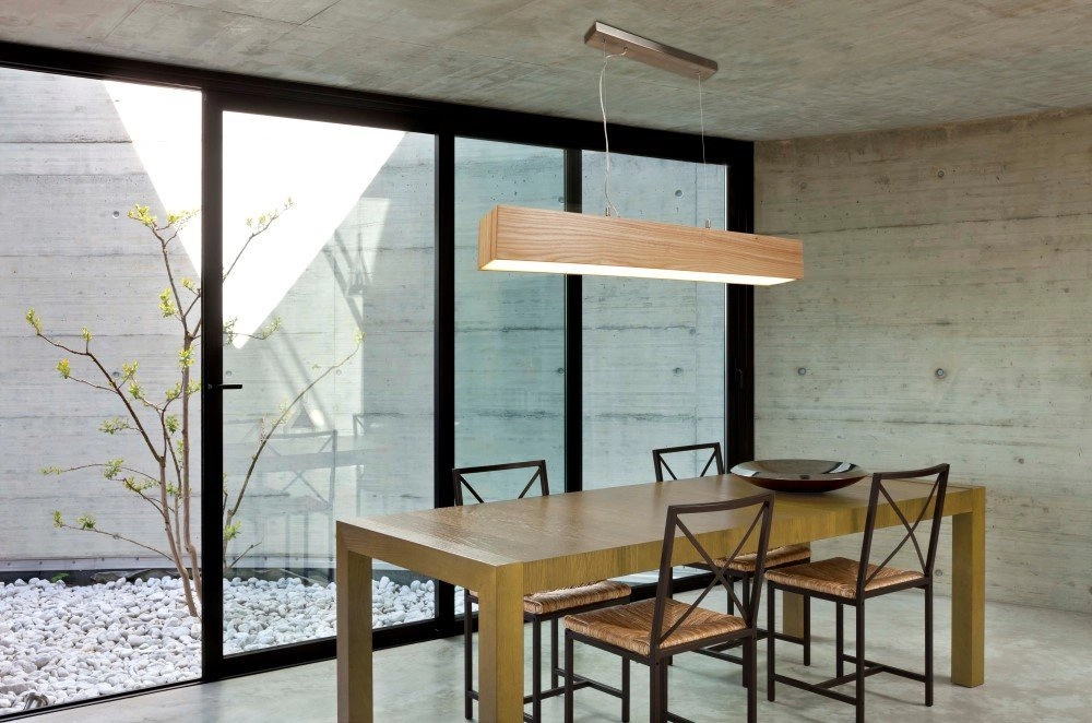 Houten hanglamp Ash Searchlight 5053423119526