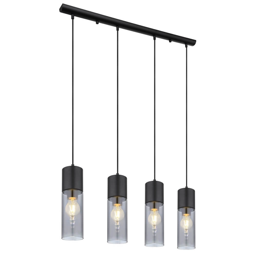 Strakke hanglamp Annika 4-lichts