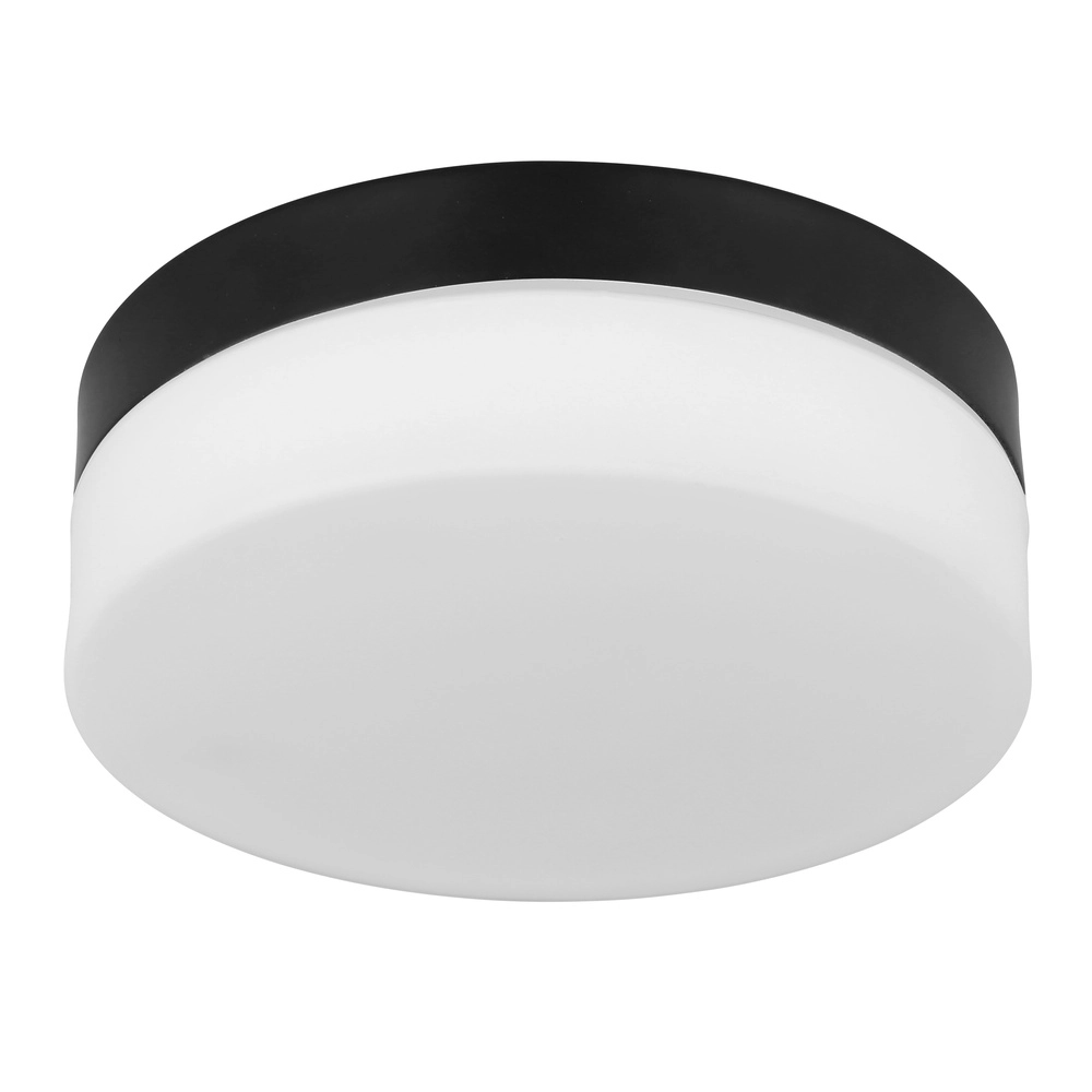 Design plafonniere Vranos zwart voor buiten Ø 18,4cm Globo 9007371434763
