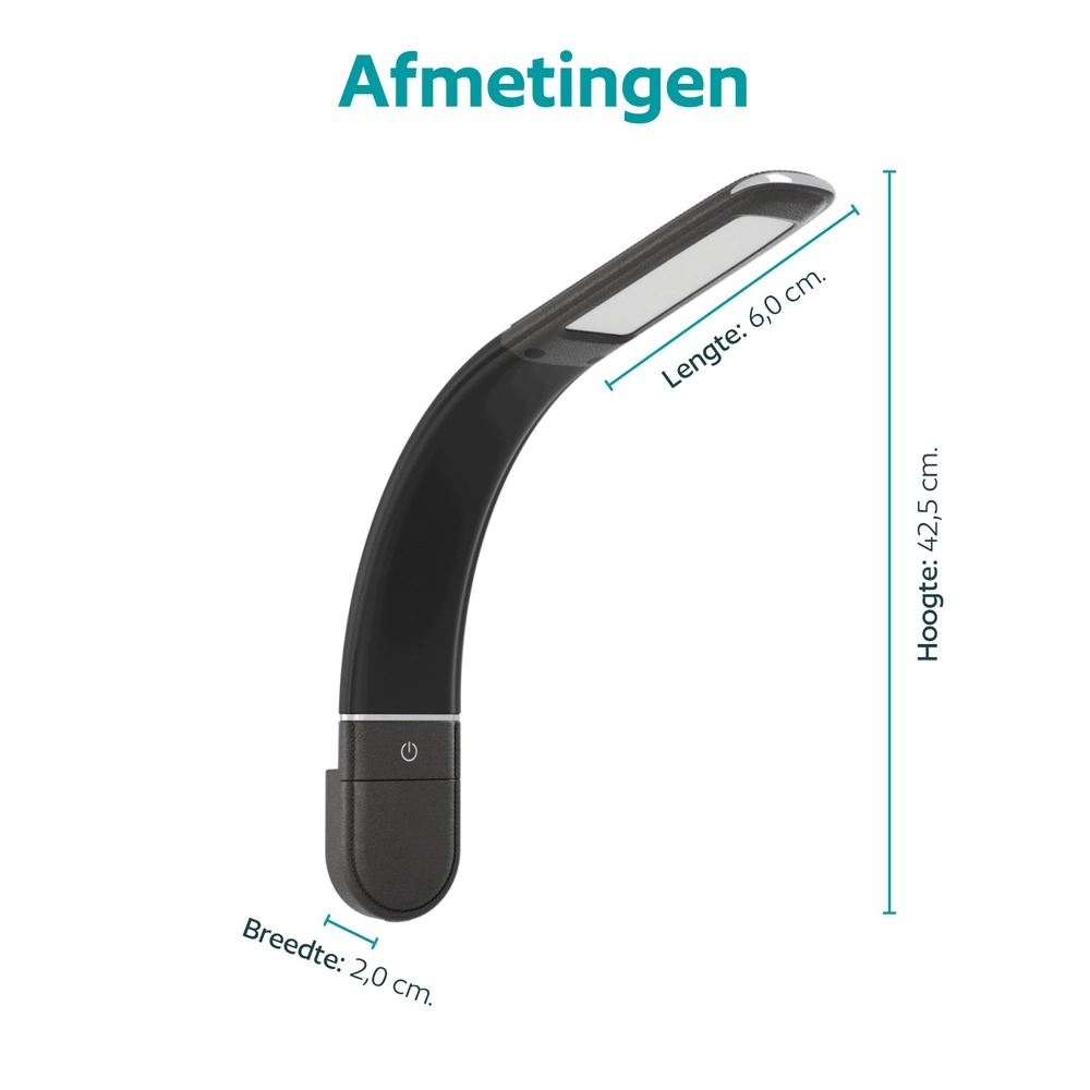 Klemlamp Bevadoro zwart Eglo 9008606389209