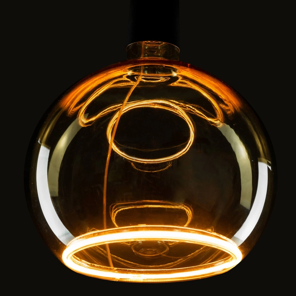 Design lichtbron Floating goud - 4,5W - E27 - 300lm - 2200K - Ø 20 x 23cm