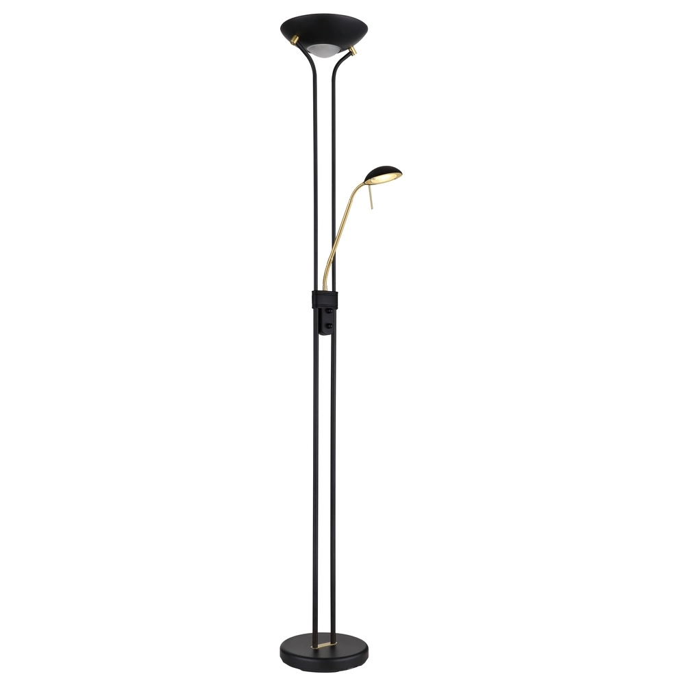 Leeslamp Leonas zwart Globo 9007371439669