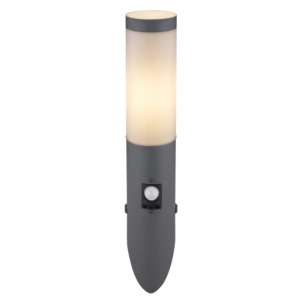 Design buitenlamp Boston antraciet met wit en sensor Globo 9007371404551