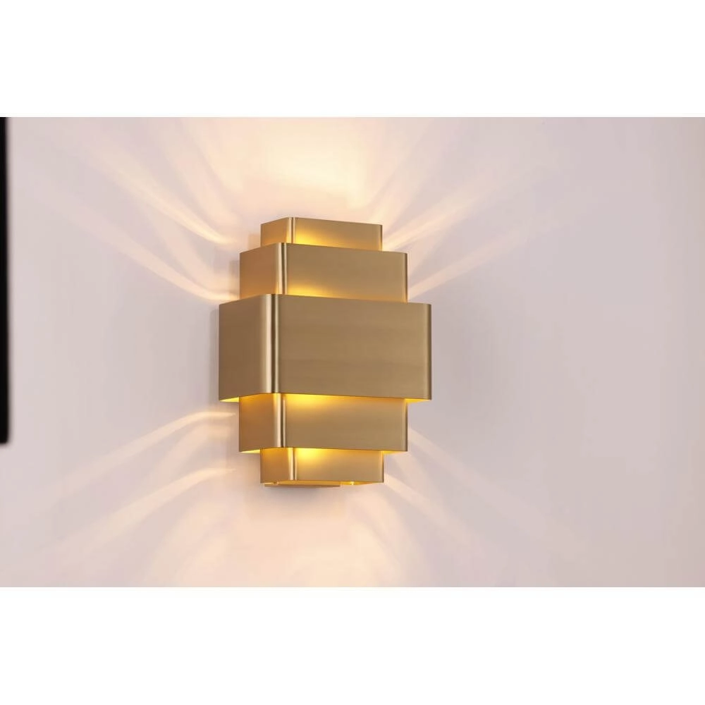 Design wandlamp Layers brons