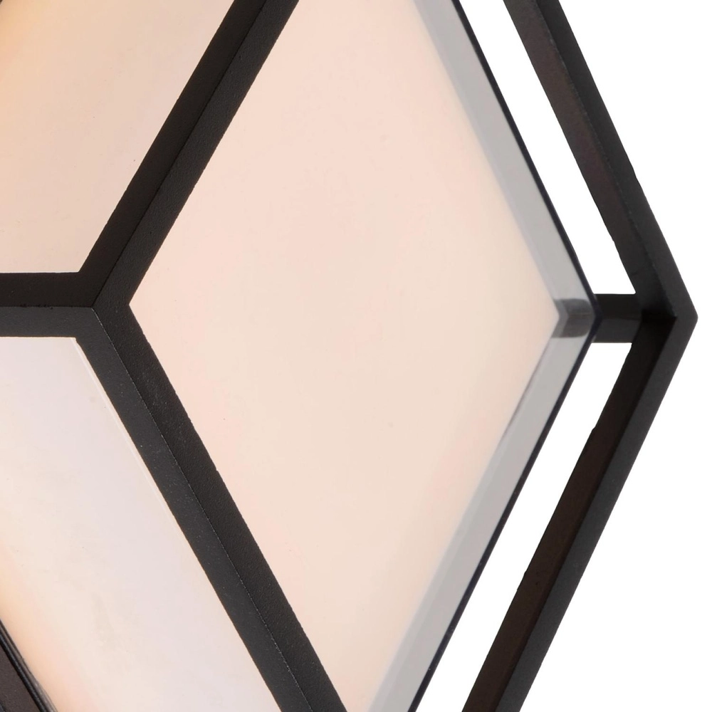 Design wandlamp Singa Led zwart IP54 Lucide 5411212151827