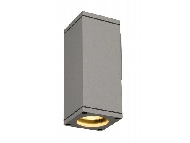 Buitenlamp Theo Wall Out Down zilvergrijs