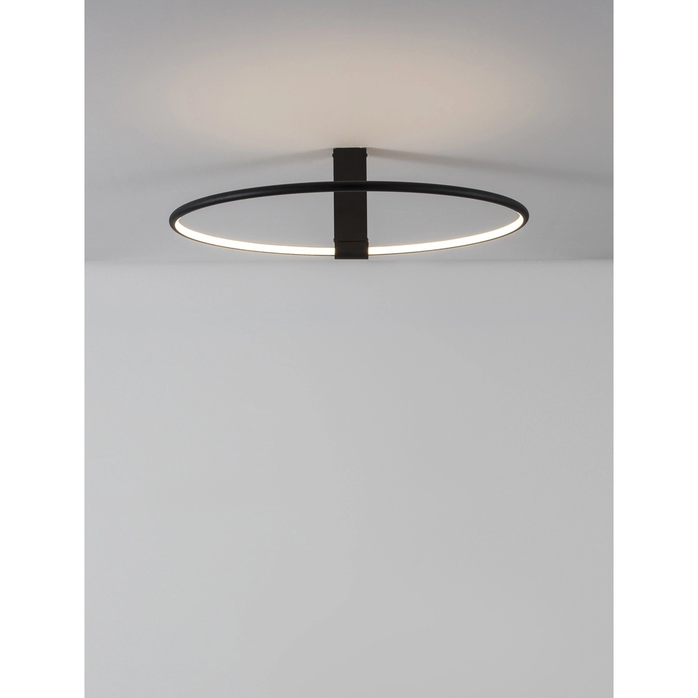 Design plafondlamp Garve zwart Ø 60cm