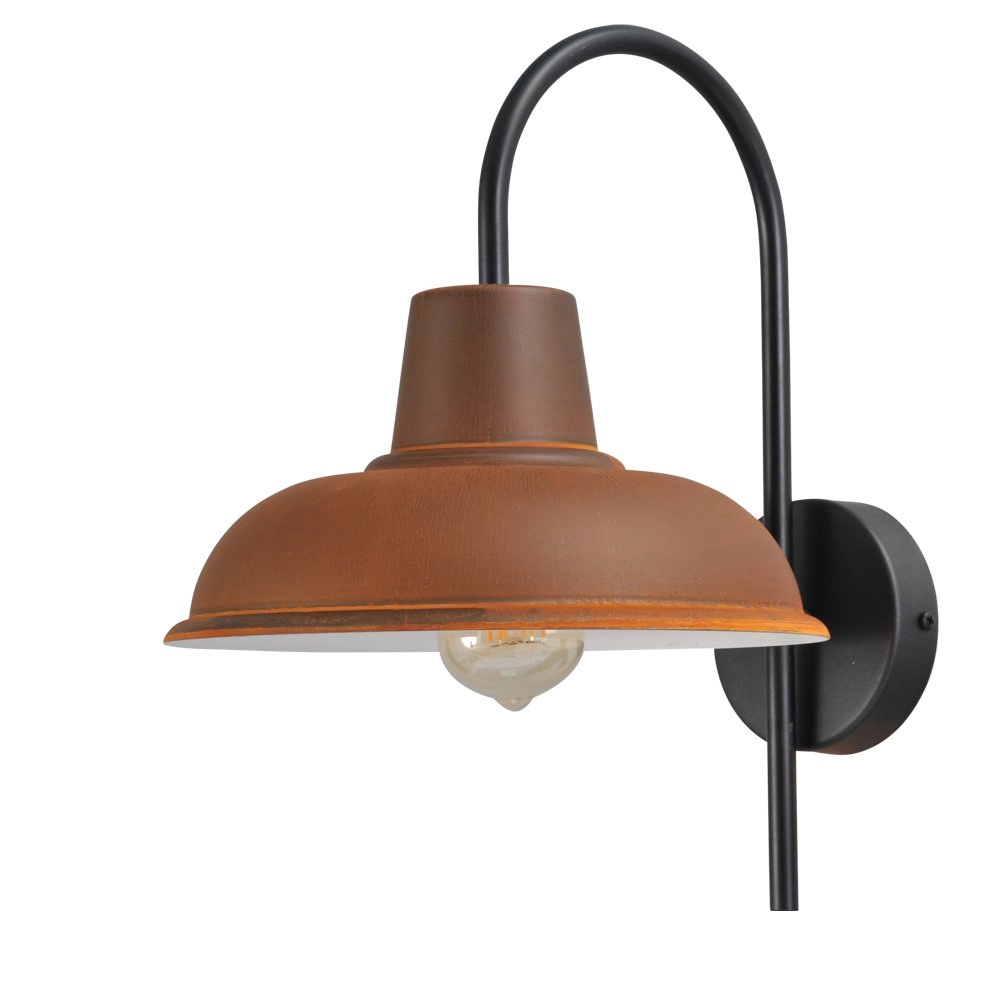 Wandlamp Industria Roest