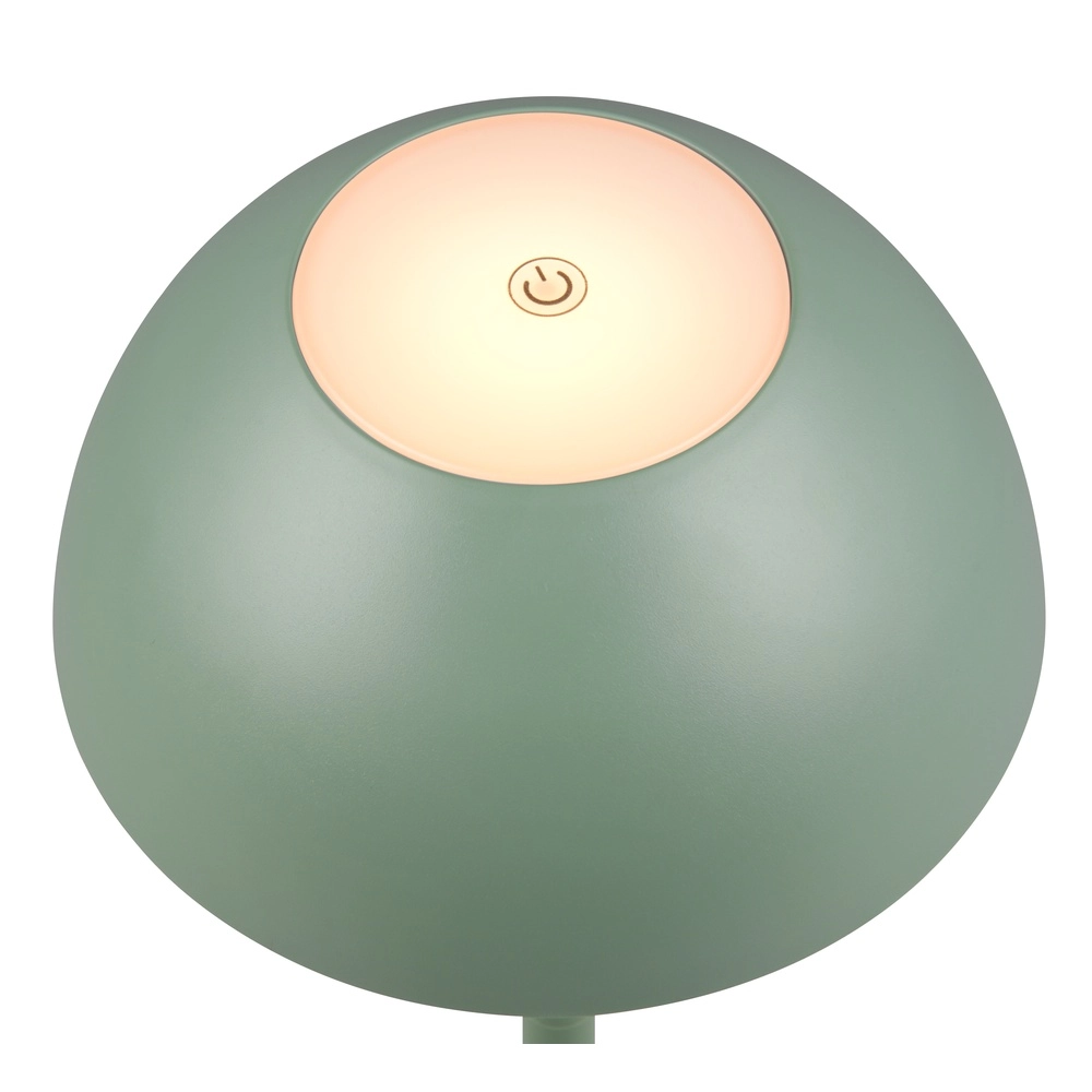 Tafellampje Ricardo pistache groen Ø 13,5cm Trio 4017807601800