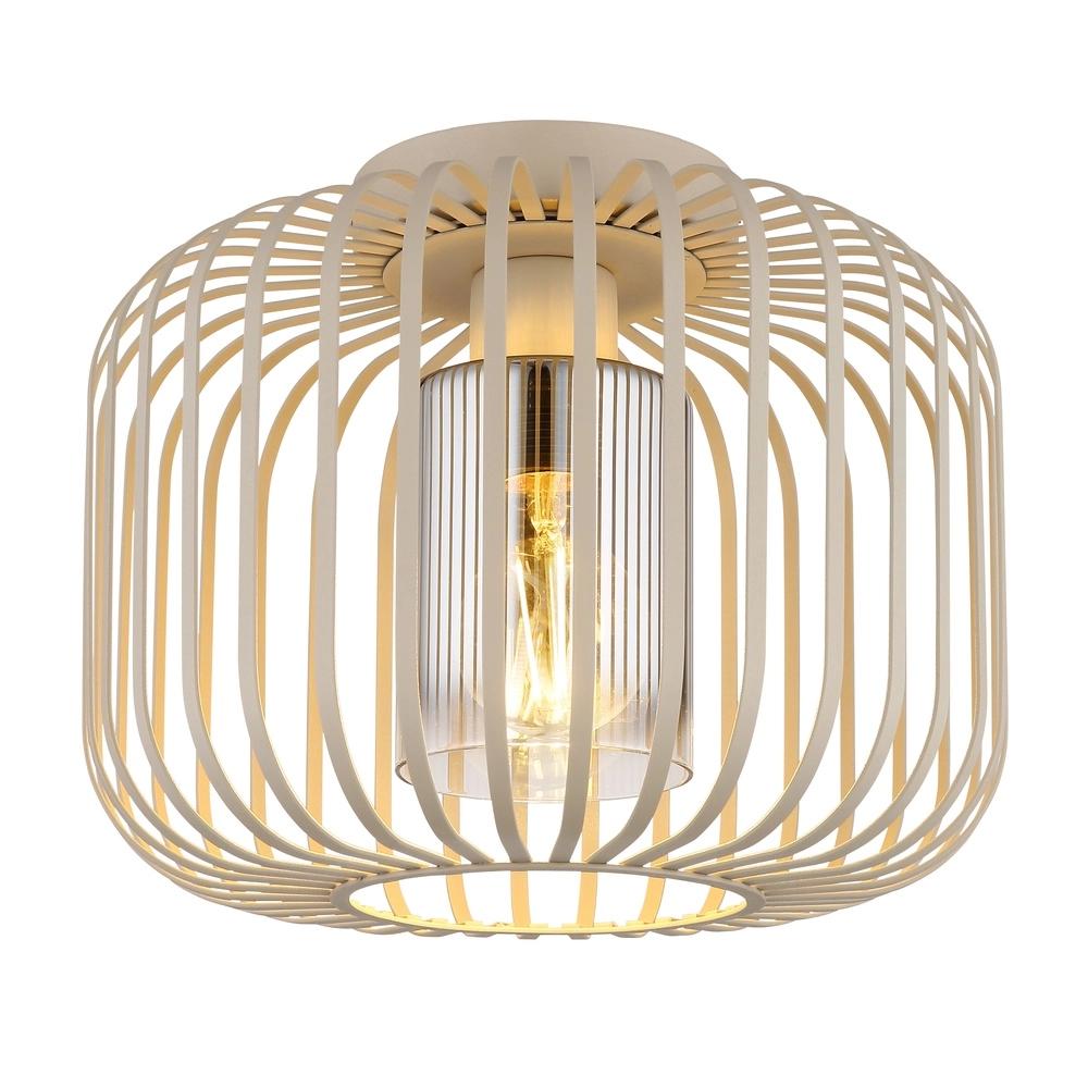 Plafondlamp Alfred zand bruin