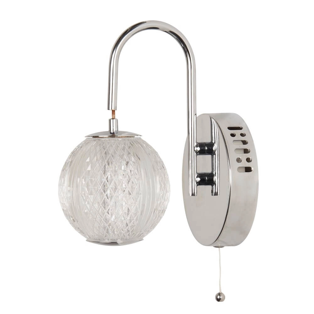 Wandlamp Allure chroom